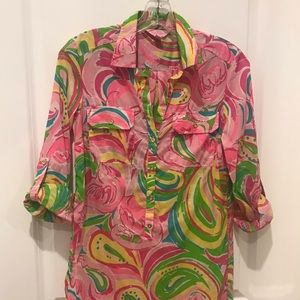 Lilly Pulitzer beach cover up XXS